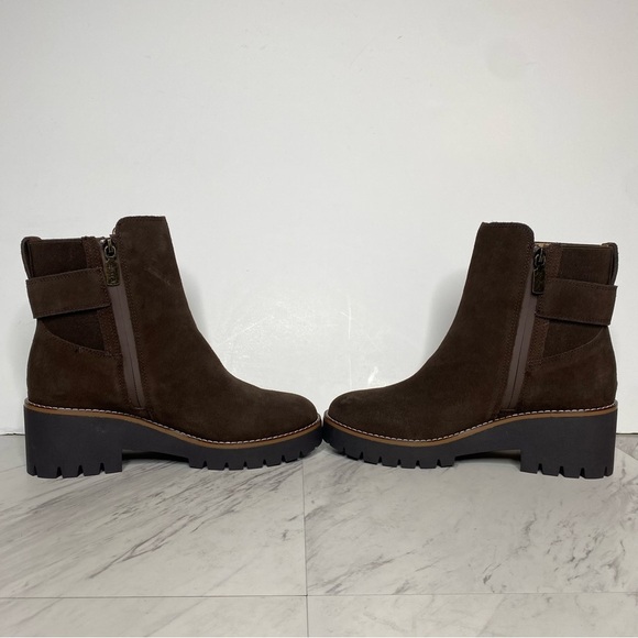 New! Blondo Dakota Brown Suede Buckle Boot 7M - Picture 5 of 14